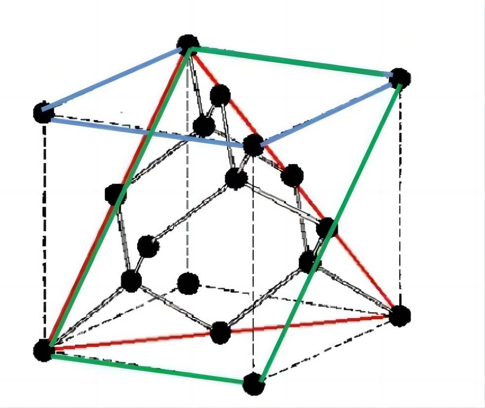 Silvaria diamond lattice structure